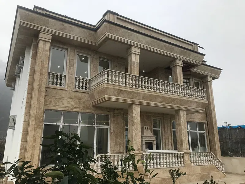 پروژه نمک ابرود طراحی نما کلاسیک