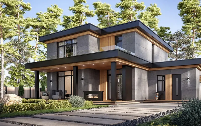 طراحی ویلا دوبلکس